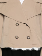 Emporio Armani Cotton double-breasted jacket
