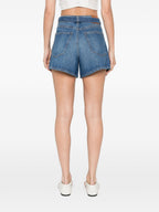 Sportmax Denim cotton shorts