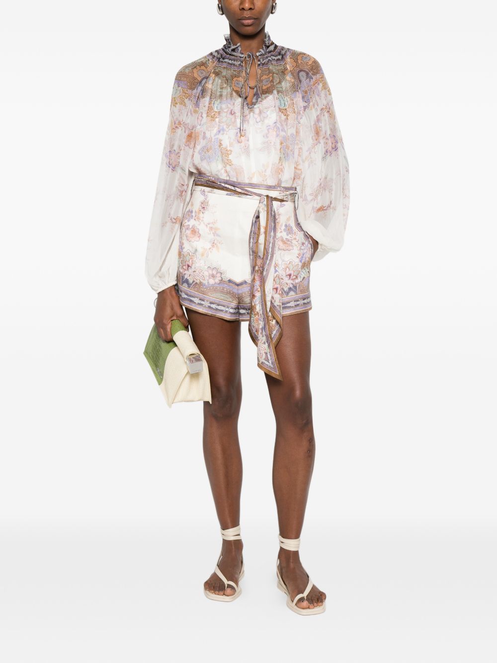 Zimmermann Shorts ECRU