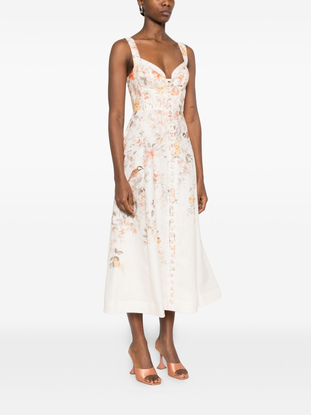 Zimmermann Luna linen picnic dress