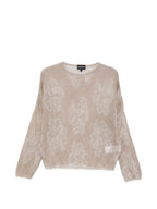 Emporio Armani Embroidered crewneck sweater