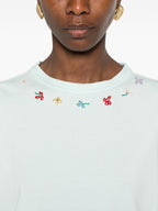 Forte Forte Embroidered cotton t-shirt