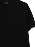 Emporio Armani Cotton knitted t-shirt