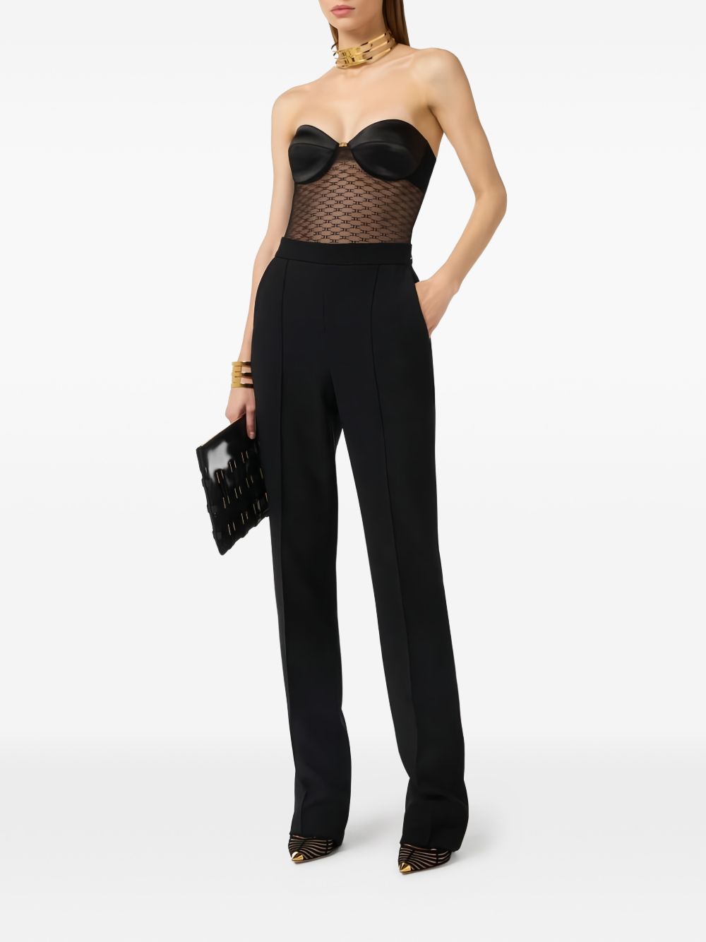 Elisabetta Franchi Top BLACK