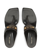 Sergio Rossi Leather thong sandals