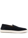 Giorgio Armani Leather slip-on sneakers
