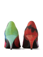 Versace Printed pumps