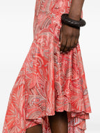 Etro Printed asymmetric dress