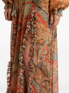 Etro Printed long skirt