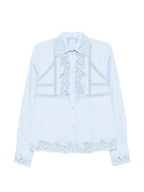 Ermanno Scervino Embroidered cotton shirt