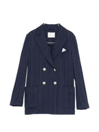 Circolo 1901 Cotton double-breasted jacket