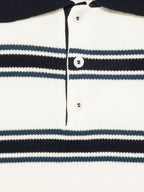 Dunst Striped cotton polo shirt