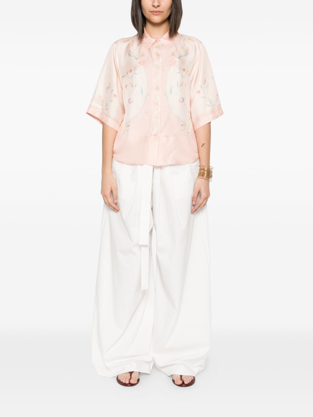 Forte Forte Printed silk shirt