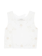 Forte Forte Embroidered cotton top