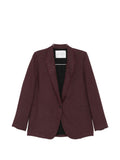 Forte Forte Linen single-breasted jacket