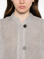 Emporio Armani Linen buttoned jacket