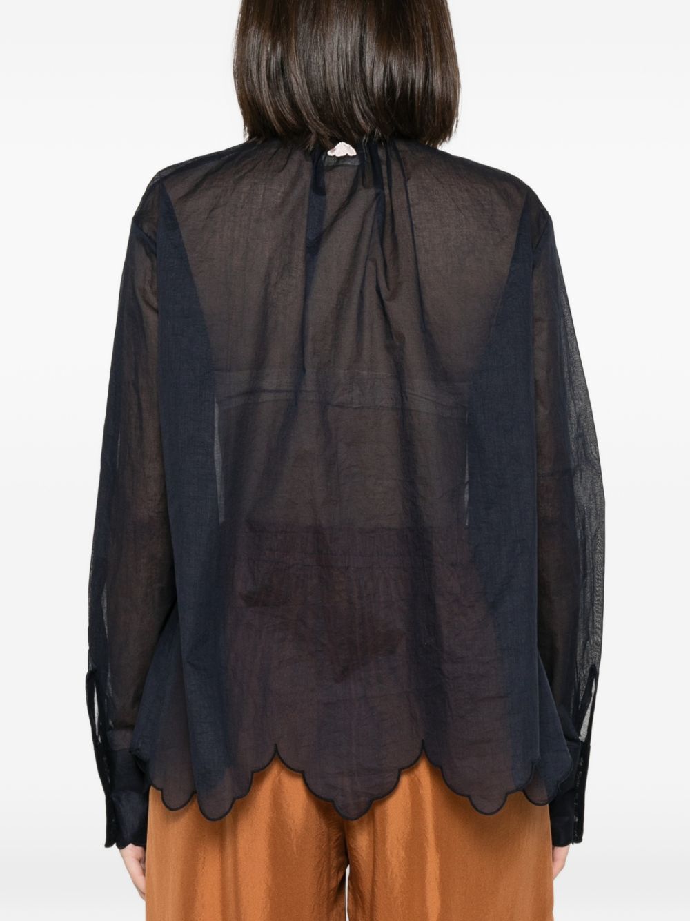 Forte Forte Embroidered cotton shirt