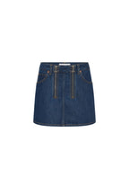 Marine Serre Denim mini skirt