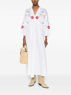 Forte Forte Embroidered cotton dress
