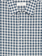 Dunst Checked cotton blend shirt