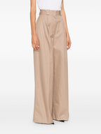 Balenciaga Cotton high-waisted trousers