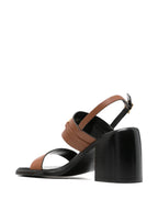 Sergio Rossi Leather heel sandals