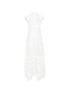 Ermanno Scervino Lace Cotton Long Dress