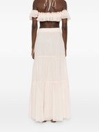 Ermanno Scervino Cotton Long Skirt