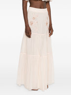 Ermanno Scervino Cotton Long Skirt