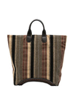 Emporio Armani Striped Tote Bag