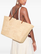 Tory Burch Ella Large Straw Tote