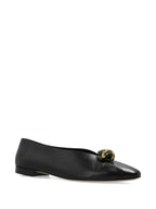 JIMMY CHOO Flat shoes BLACK