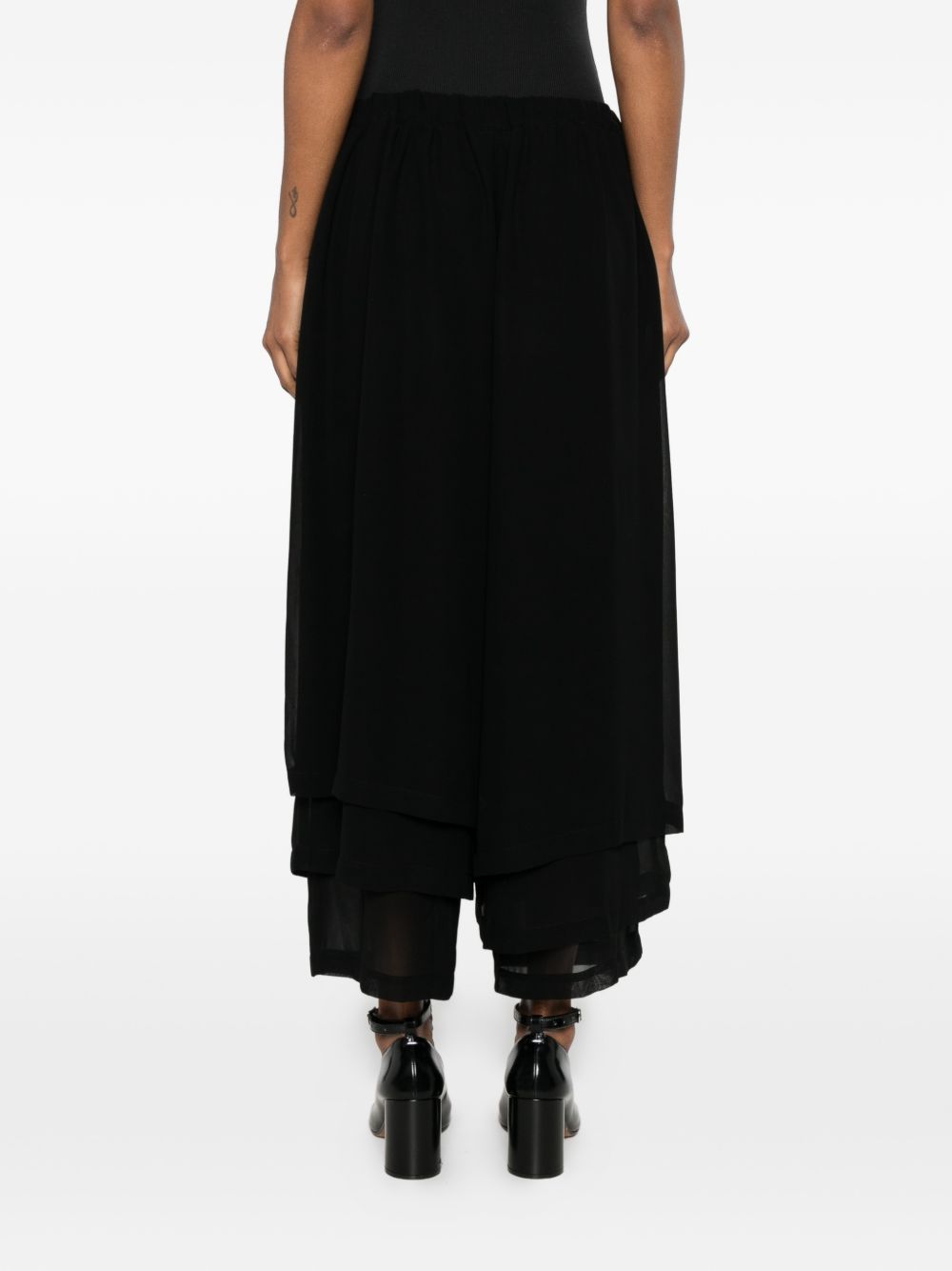 COMME COMME Trousers BLACK