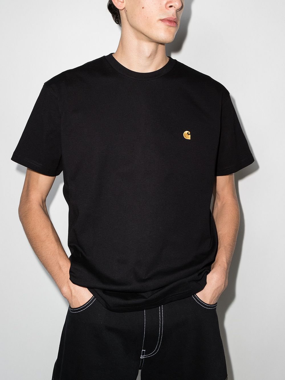 CARHARTT WIP MAIN T-shirts and Polos BLACK