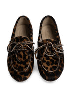 032C POSA Flat shoes LEOPARD PRINT