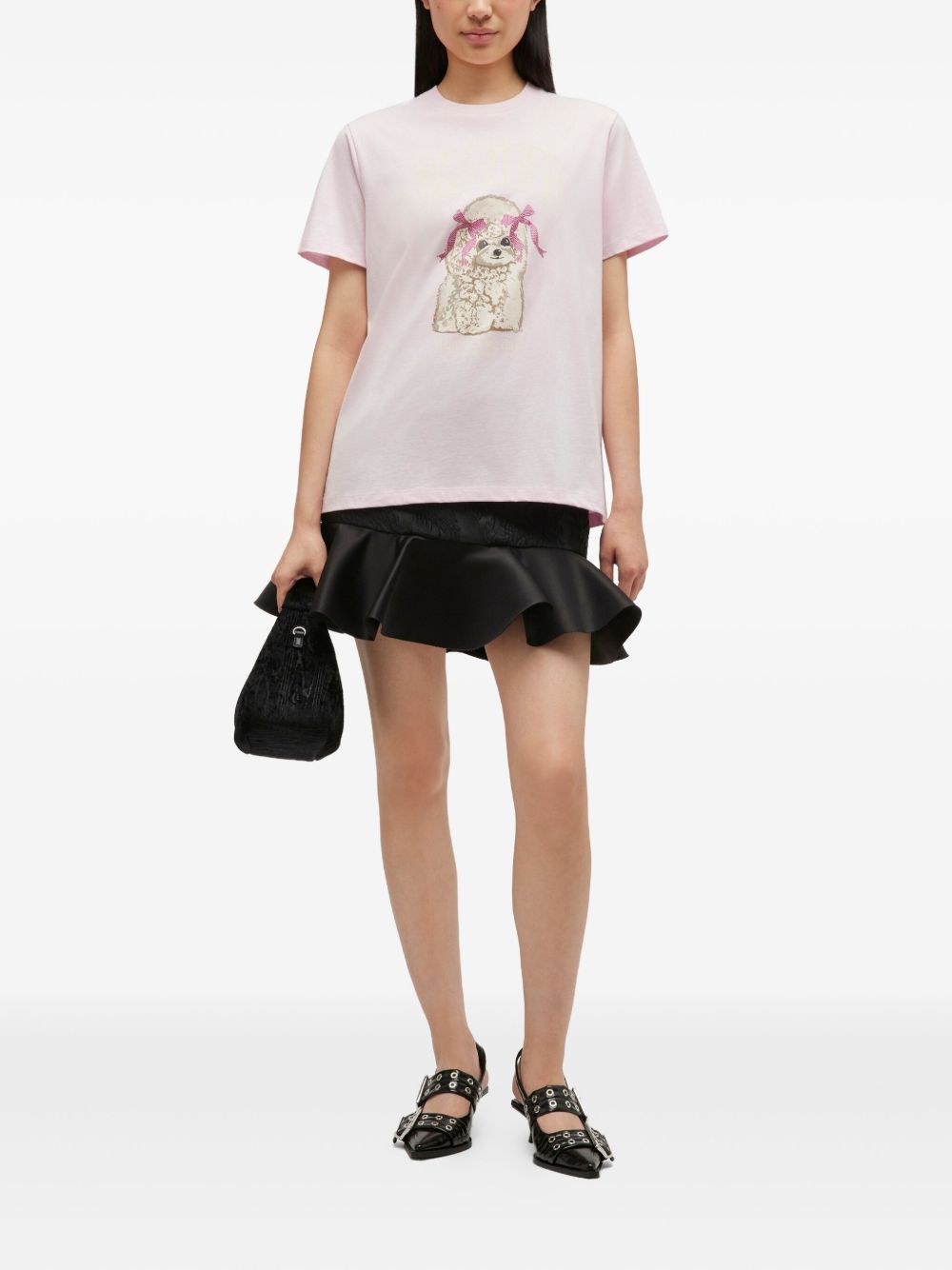 GANNI T-shirts and Polos PINK