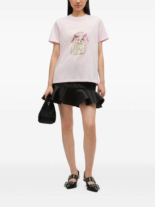 GANNI T-shirts and Polos PINK