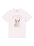 GANNI T-shirts and Polos PINK