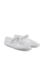 JIMMY CHOO Flat shoes SILVER
