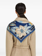 Ferragamo Scarfs NAVY