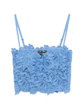 Ermanno Scervino Top LIGHT BLUE