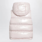 Moncler Niverolle short down vest in nylon, pink