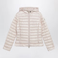 Moncler Igelhood down jacket in light pink longue saison