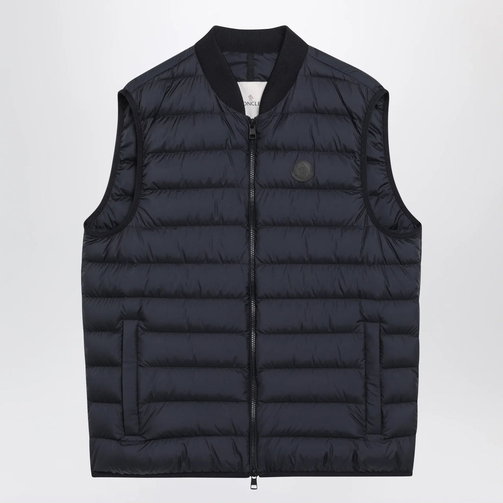 Moncler Blue quilted Froissel waistcoat