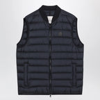 Moncler Blue quilted Froissel waistcoat