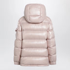 Moncler Pink Maire down jacket in nylon laqué