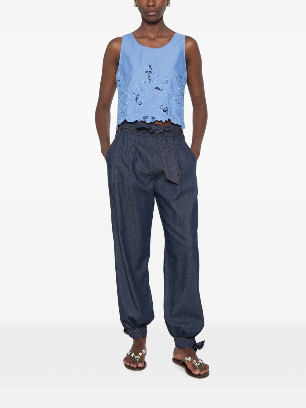 Ermanno Scervino Top LIGHT BLUE