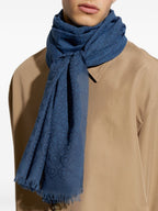 Ferragamo Scarfs NAVY