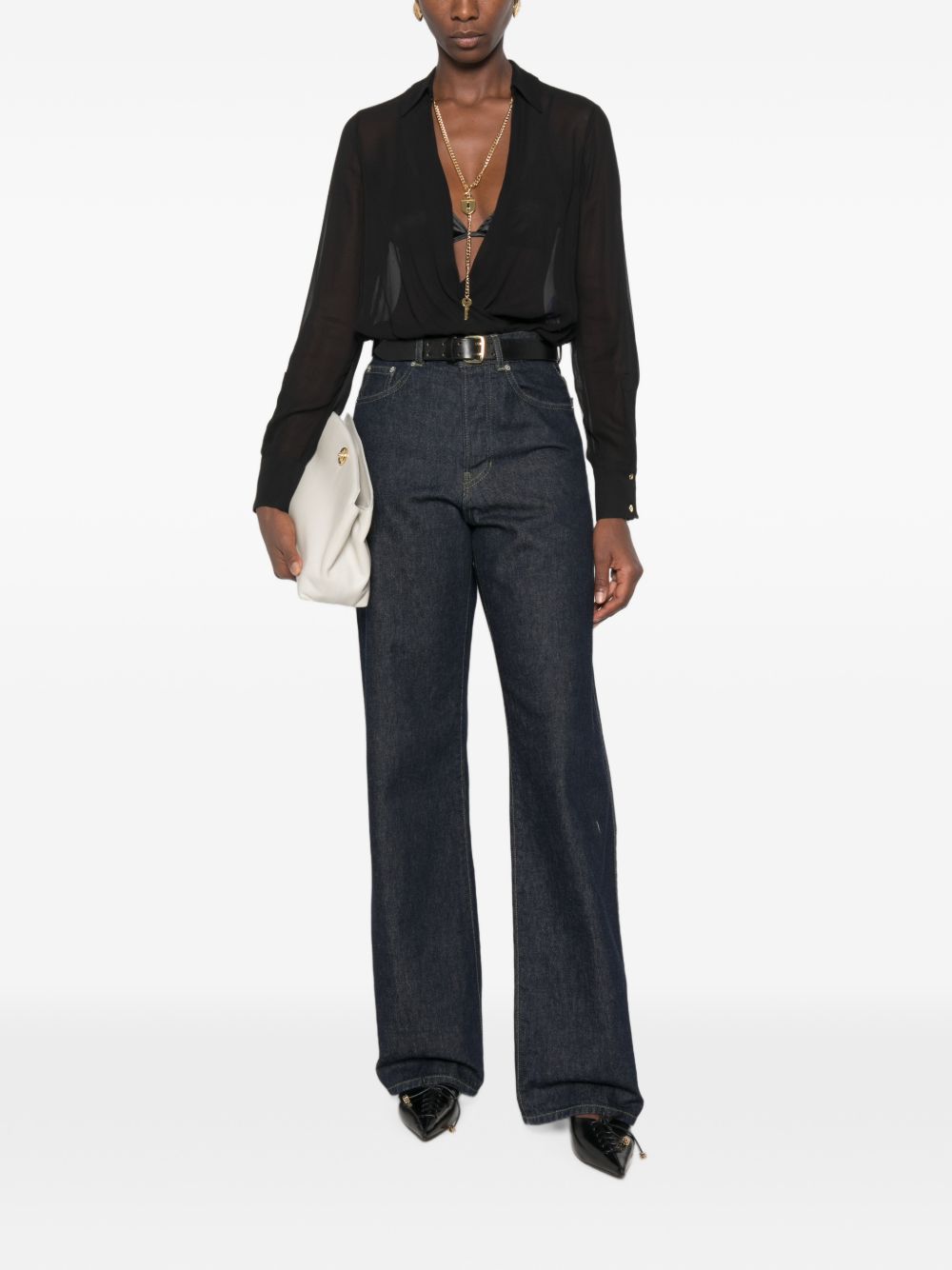 Elisabetta Franchi Shirts BLACK