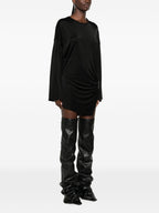 The Attico Gathered Mini Dress